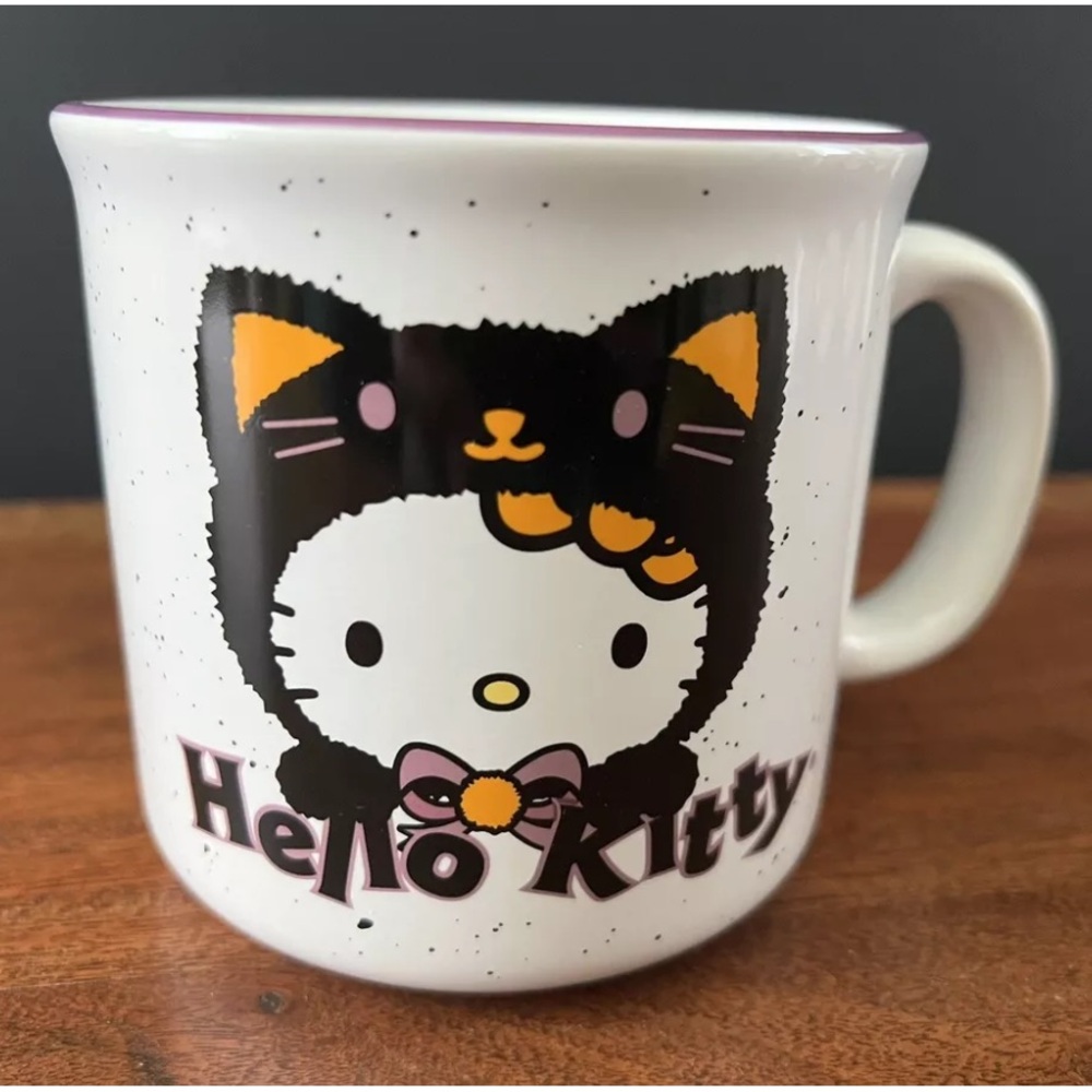 Sanrio HELLO KITTY 2024 Halloween Kitty Cat 20 Oz. Mug Cup‎ Coffee Tea Soup NEW!